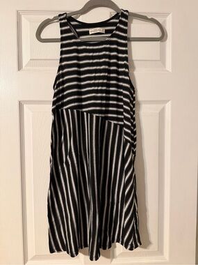 Abercrombie & Fitch Black and White Striped Tank